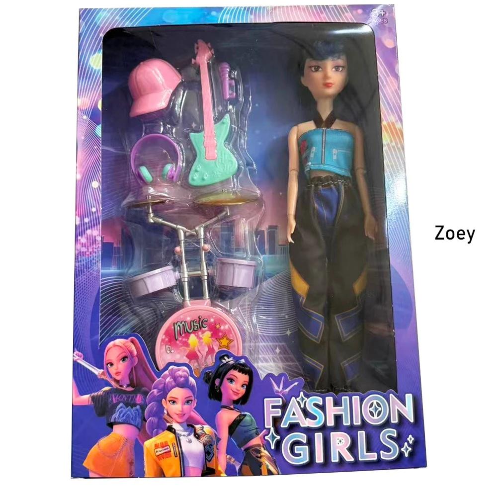 Neuer Anime Kpop Dämonenjäger Vinylpuppe Girlgroup Handy-Dekoration Cartoon-Puppe Kindergeburtstag Überraschungsgeschenk Dekoration