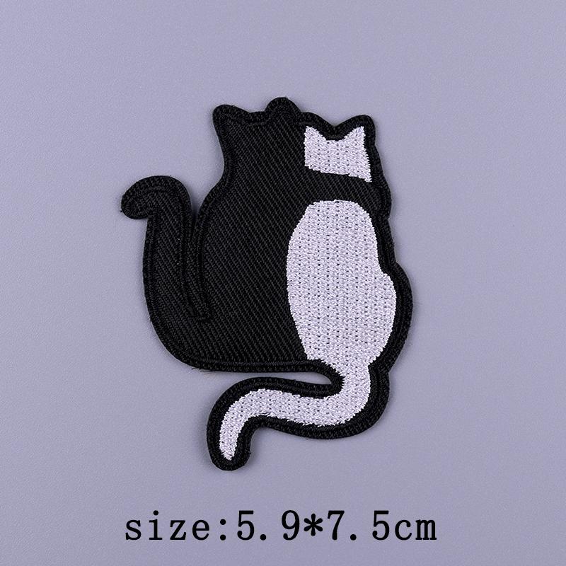 Cartoon Patch Cute Animal Patches For Clothes Striped Badges Embroidered For Clothing Hedgehog Patch Iron On Patches On Clothes