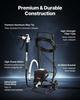 Stand Airless Paint Sprayer, 650W, 3000PSI High Pressure Airless Sprayer with Cart, Cleaning Brush, Hose, Extension Rod, Nozzles, Electric Spray Paint