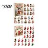 Collectible Holiday Toys Snowman Christmas Countdown Calendar, 24-Day Acrylic Ornament Set with Winter Creative Gifts Figures, Tree Hanging