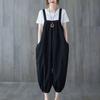 Casual Overalls Women's Summer Clothes Large Size Loose Covering Meat Was Thin Harlan One-piece Pants