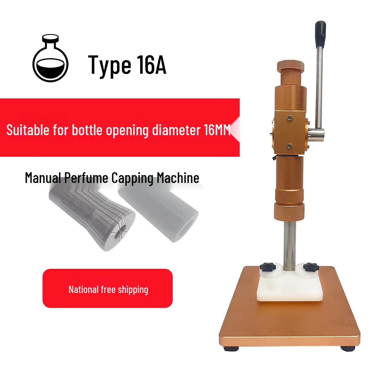 Manual Crimping & Sealing Machine for Perfume Bottles and Oral Liquid Caps