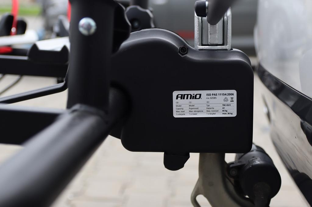 Towbar Mounted Car Bike Rack - E-Bike - 2 Bikes Tbc-02/2 Amio-02585