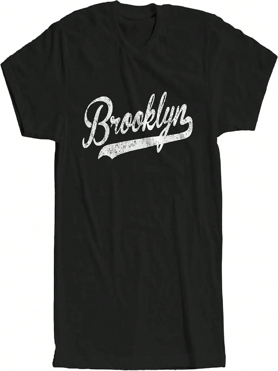 Retro Vintage Brooklyn Baseball Script T-Shirt S разноцветный