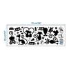 Black Cat Cartoon Wall Sticker for Light Switch - ZY-288, Perfect for Living Room & Bedroom Décor