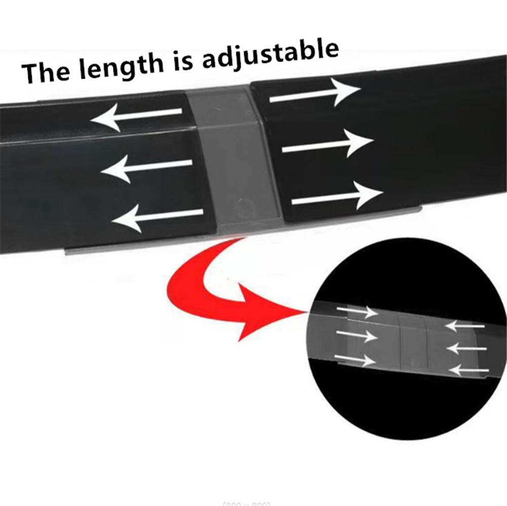Car Rear Trunk Spoiler Lip Roof Tail Wing Carbon Fiber Adjustable For Car Sedan
