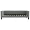 Vidaxl Sofa Z Materacem Do Spania, Ciemnoszara, 80X200 Cm, Tkanina
