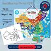 Chengchen 3D Magnetic Wooden China Map Puzzle