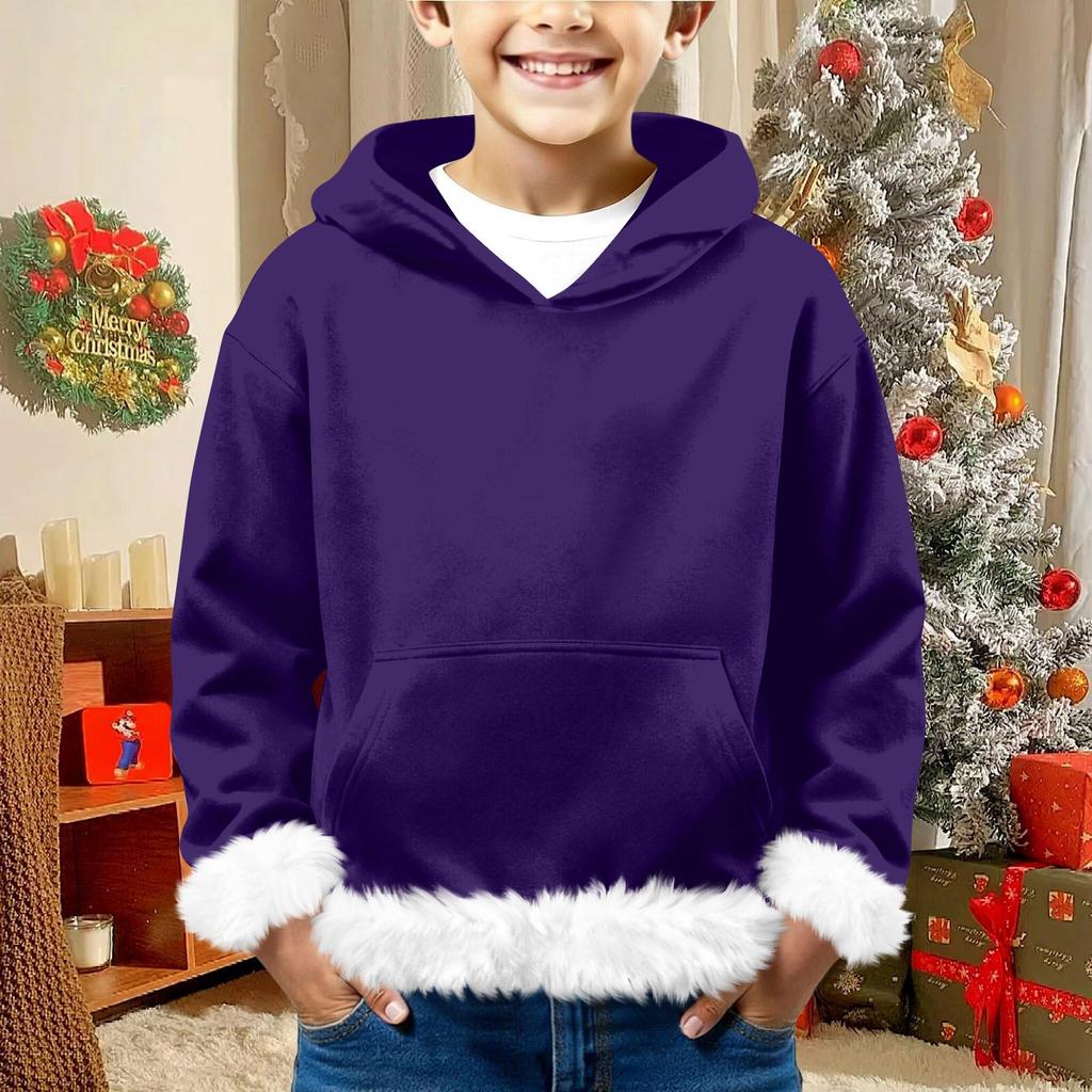 Children's Sweatshirt Girls Boys Long Sleeve Lightweight Casual Hoodie Loose Comfortable  Sweatshirt