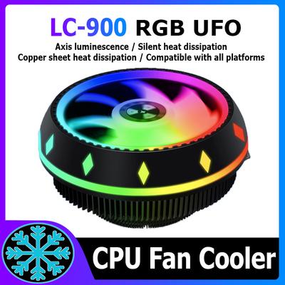 LC-900 UFO Computergehäuselüfter CPU RGB Lüfter Kühler USB-Schnittstelle 6Pin Hydrauliklager Super Mute Common Multiple