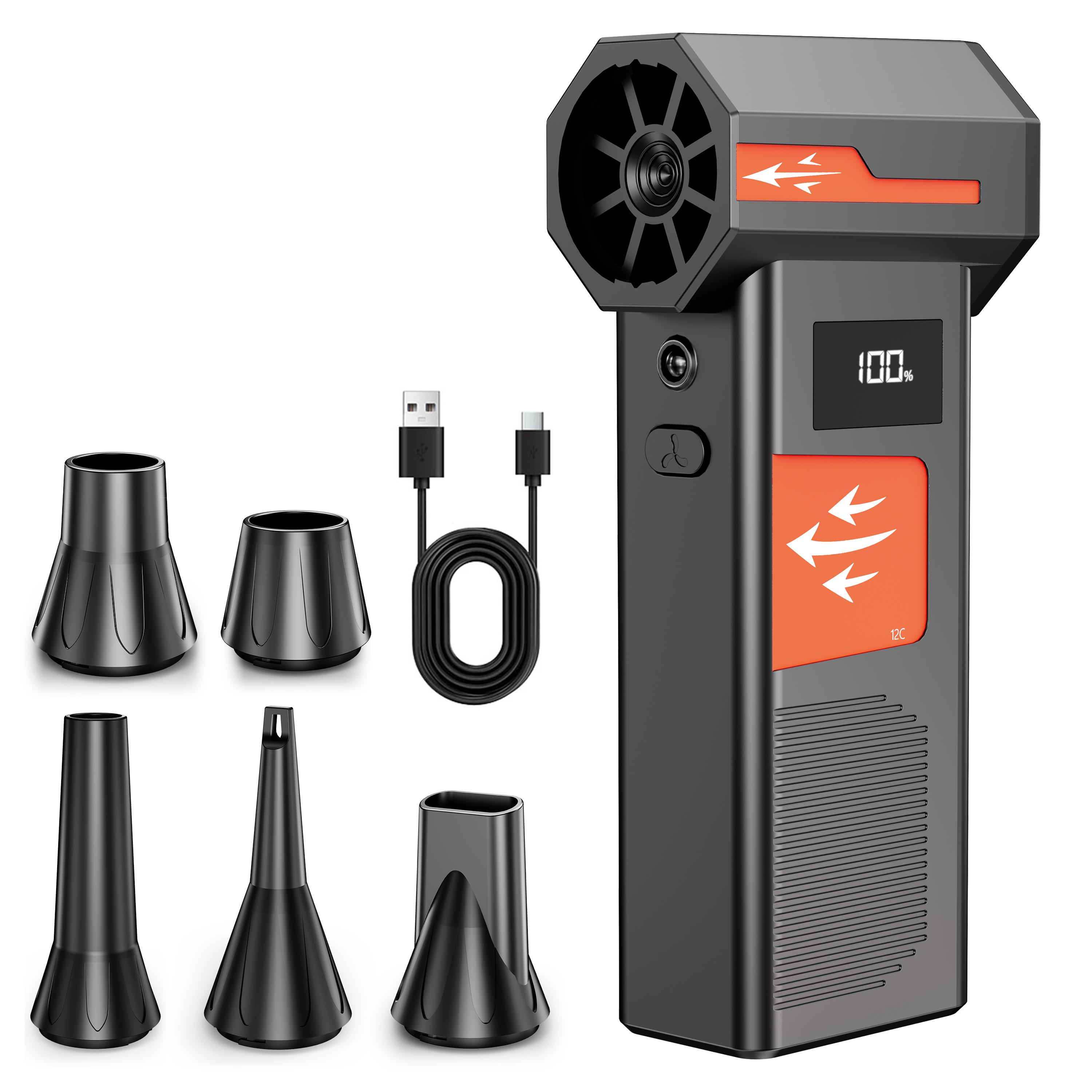 

Car Violent Fan Blow Snow With Outlet Nozzles Cleaning Blowing Tool 110000RPM Electric Air Duster Jet Fan Turbo Blower Blow And Suction 2 in 1 no vacuum cleaner