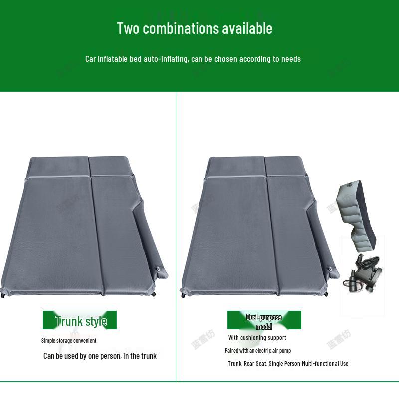 Volkswagen Tiguan L PRO Car Trunk Mattress: Automatic Inflatable Rear Seat Sleeping Pad for SUV.