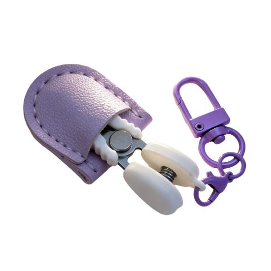 Portable Mini Scissors Keychain Carabiner Design Miniature Cutting Tool for Sewing Travel Ultra Sharp Small Snips for Threads And Tags