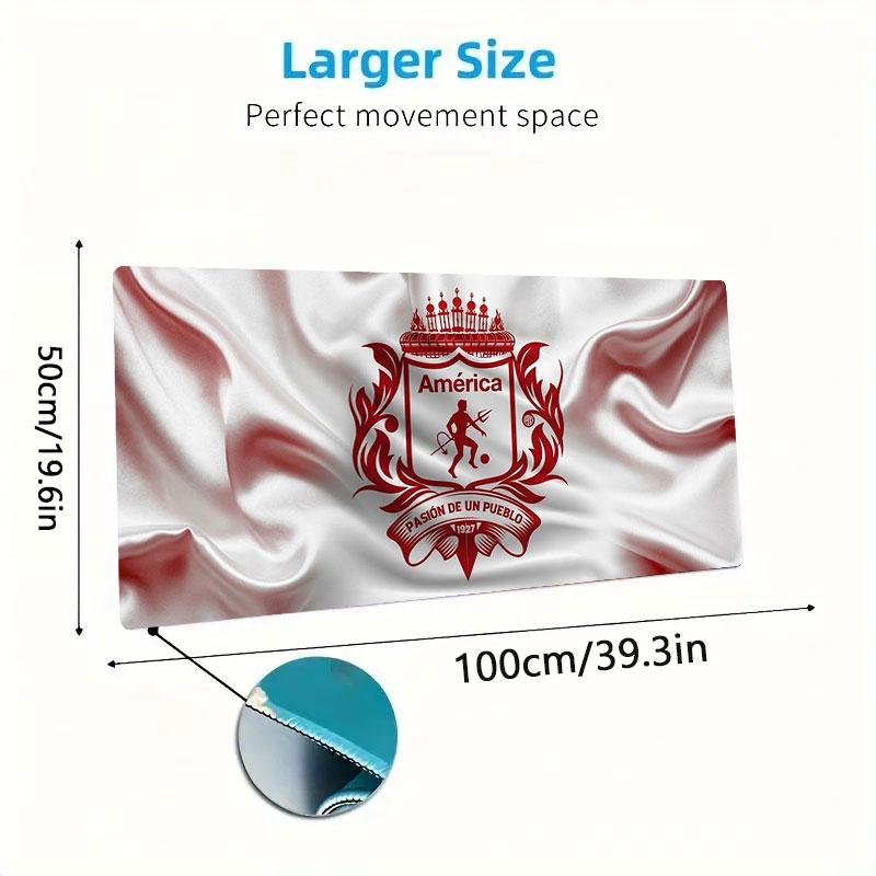 Arsenal F Großes Mauspad Große Gaming-Tischunterlage Rutschfest für Laptop Tablet Großes Mauspad XXL Matte Mini-PC-Spielmatte Mit verriegeltem Rand