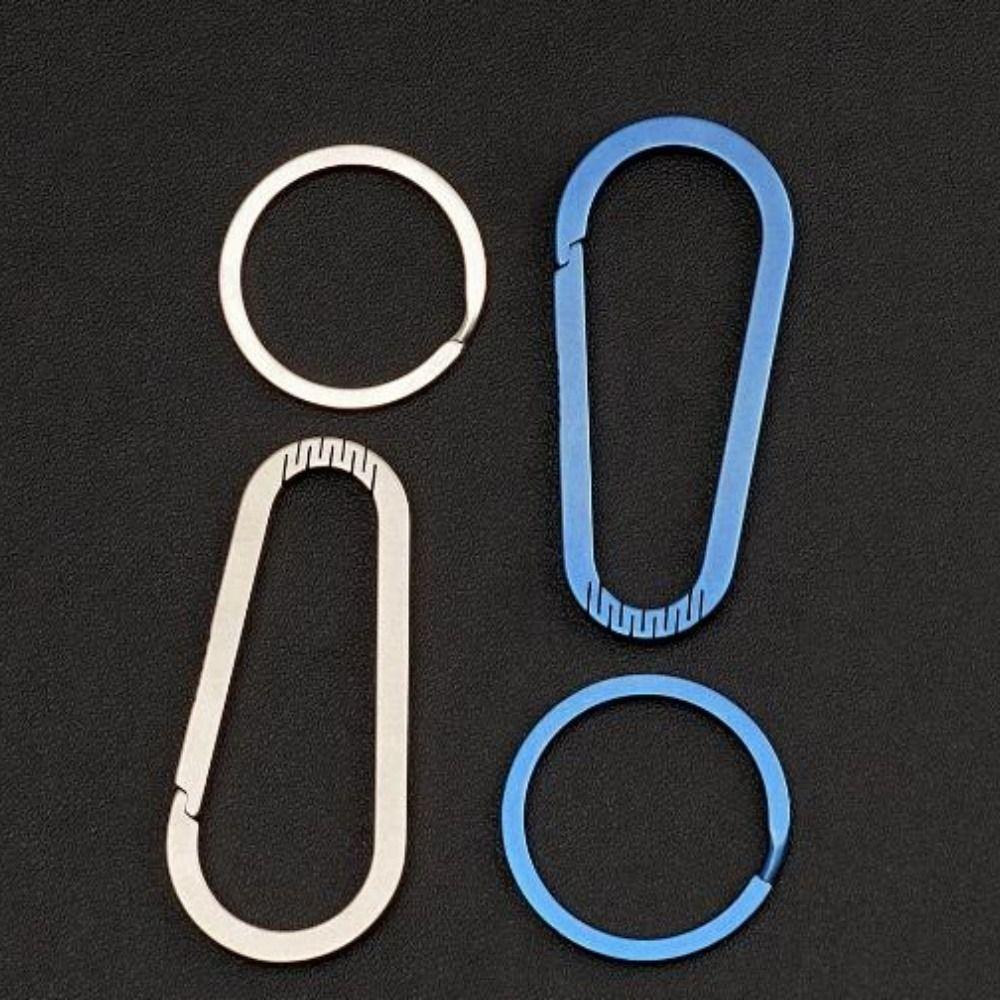 Multifunctional Titanium Alloy Key Rings Real EDC Tool  Male Creativity Gift
