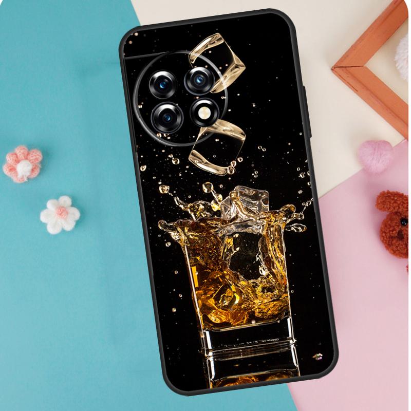 Cigar Whiskey Ice Drink For OnePlus 13 12 11 13s 13R 12R 10R 8T 10T Case For OnePlus Nord 5 CE 2 3 4 Lite N20 N30