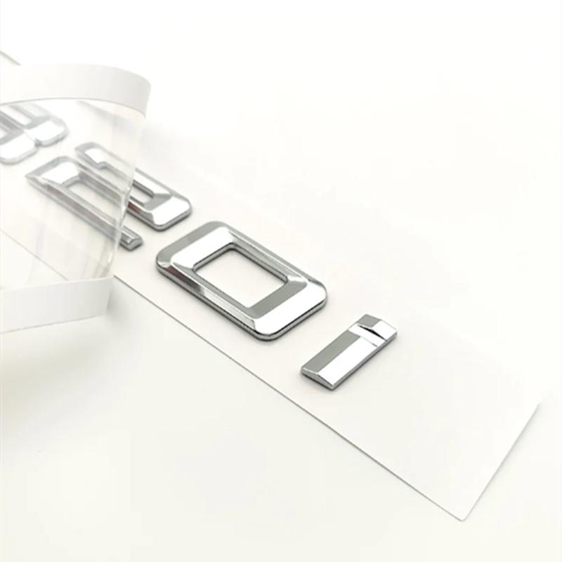 3D ABS 316d/i 318d/i 325d/i 328d/i 330d/i 320d/i Emblem Letters Sticker Car Trunk Badge For E90 E46 E36 F30 F31 Accessories