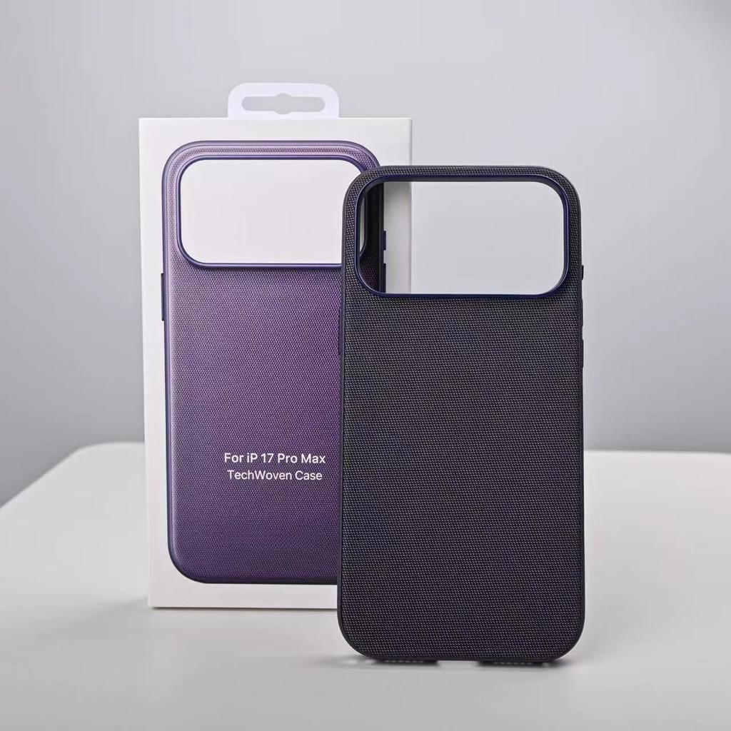 New Original Technology Woven Magnetic Case For iPhone 18 Pro 17 16 15 14 13 Pro Max For Magsafe Wireless Charger Official Cover