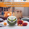 Halloween Pumpkin , Non-Deformable Glowing Pumpkin Ornaments, Scary Pumpkin Heads