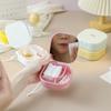 Tragbare Make-up-Pad Aufbewahrungsbox