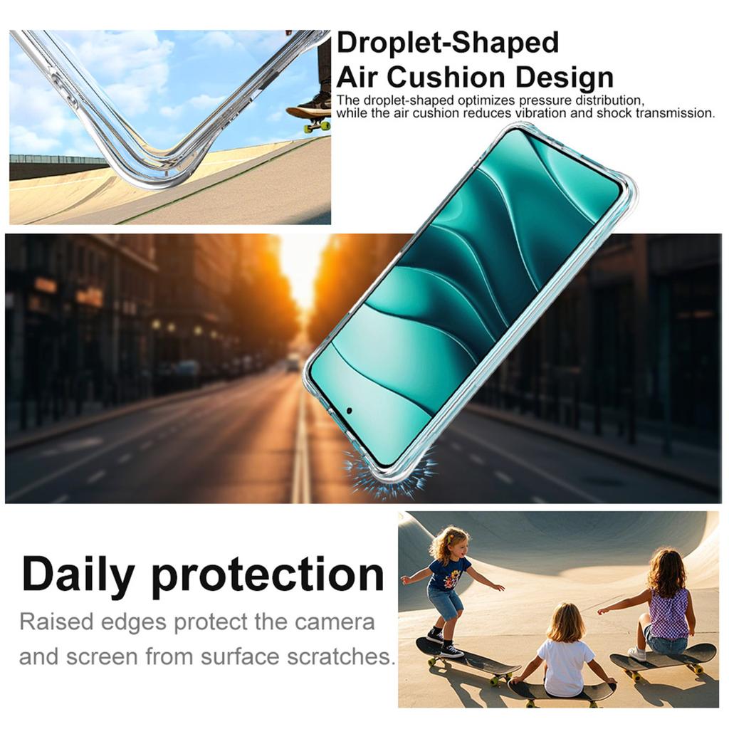 For Redmi Note 14S 4G Phone Case IMAK Shock-resistant Soft Case