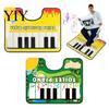 Badezimmer Toiletten Piano Matte mit rutschfester Rückseite, Wasserdichte Elektronische Boden-Musiktastaturmatte mit automatischer Abschaltung, Zehen-Tippen für