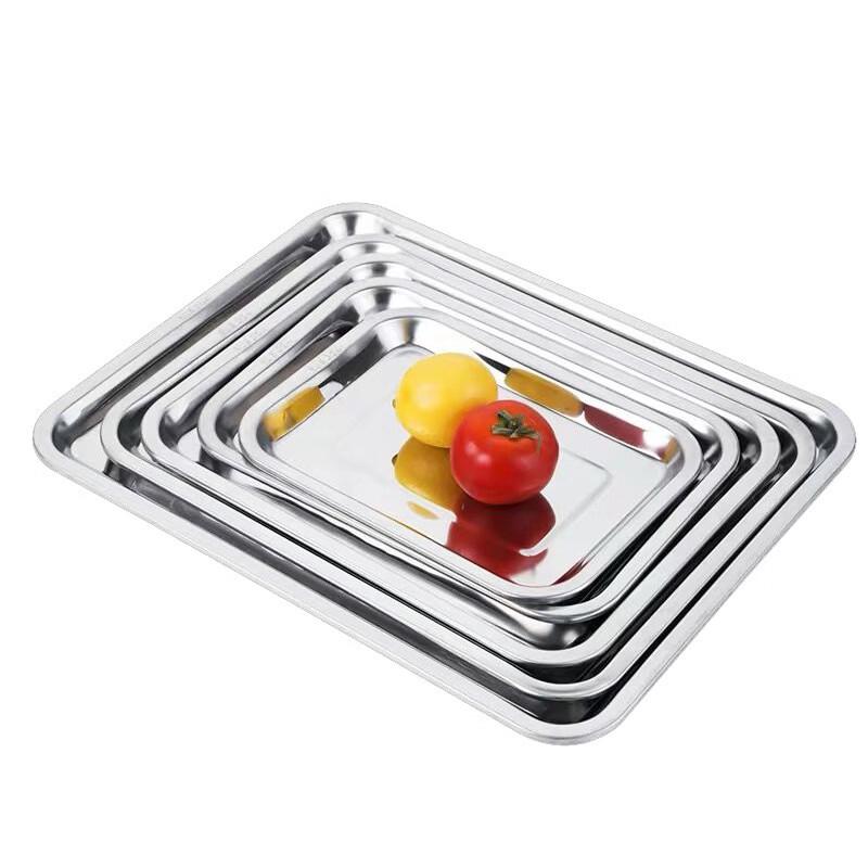 304 Stainless Steel Rectangular Deep Tray