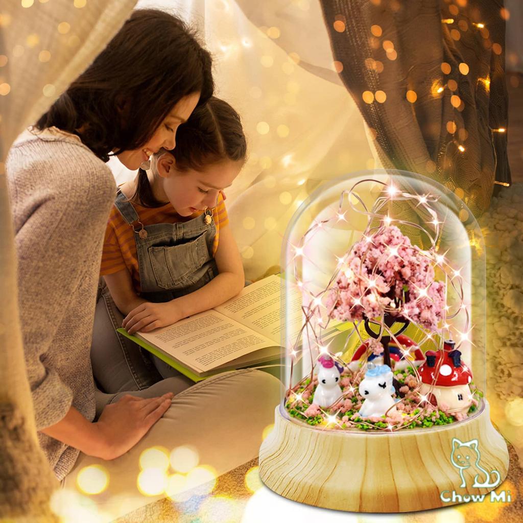 Handmade Unicorn Night Dome Assembly Easy DIY Toy for Kids and Craft Decorative Home Birthday Gift Choumi-ya Light, Shape, Required, Beginners, Kit,