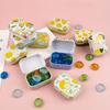 Set of 12 Lemon Mini Metal Storage Boxes, Jewelry and Small Gift Cans, Suitable for Wedding Birthday Graduation Christmas Season Decorations