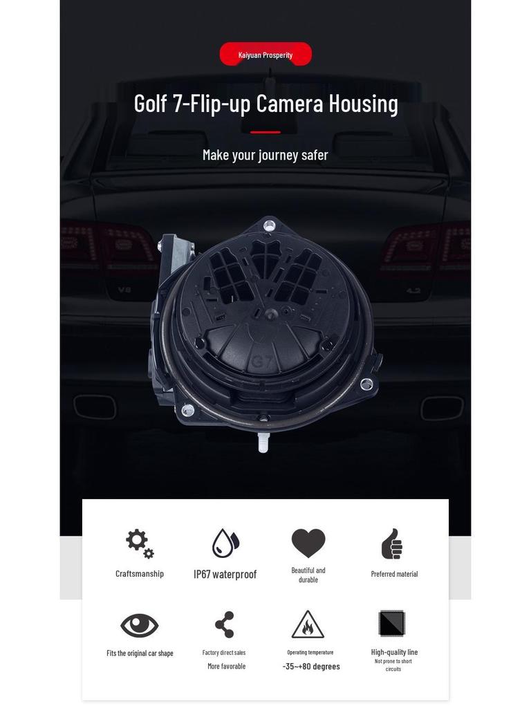 Volkswagen Flip-Logo Rückfahrkamera für Magotan, Lamando, Golf, Sportsvan, Beetle