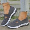 Women’s Breathable Slip-On Casual Sneakers, Soft Sole Comfortable Mom Shoes