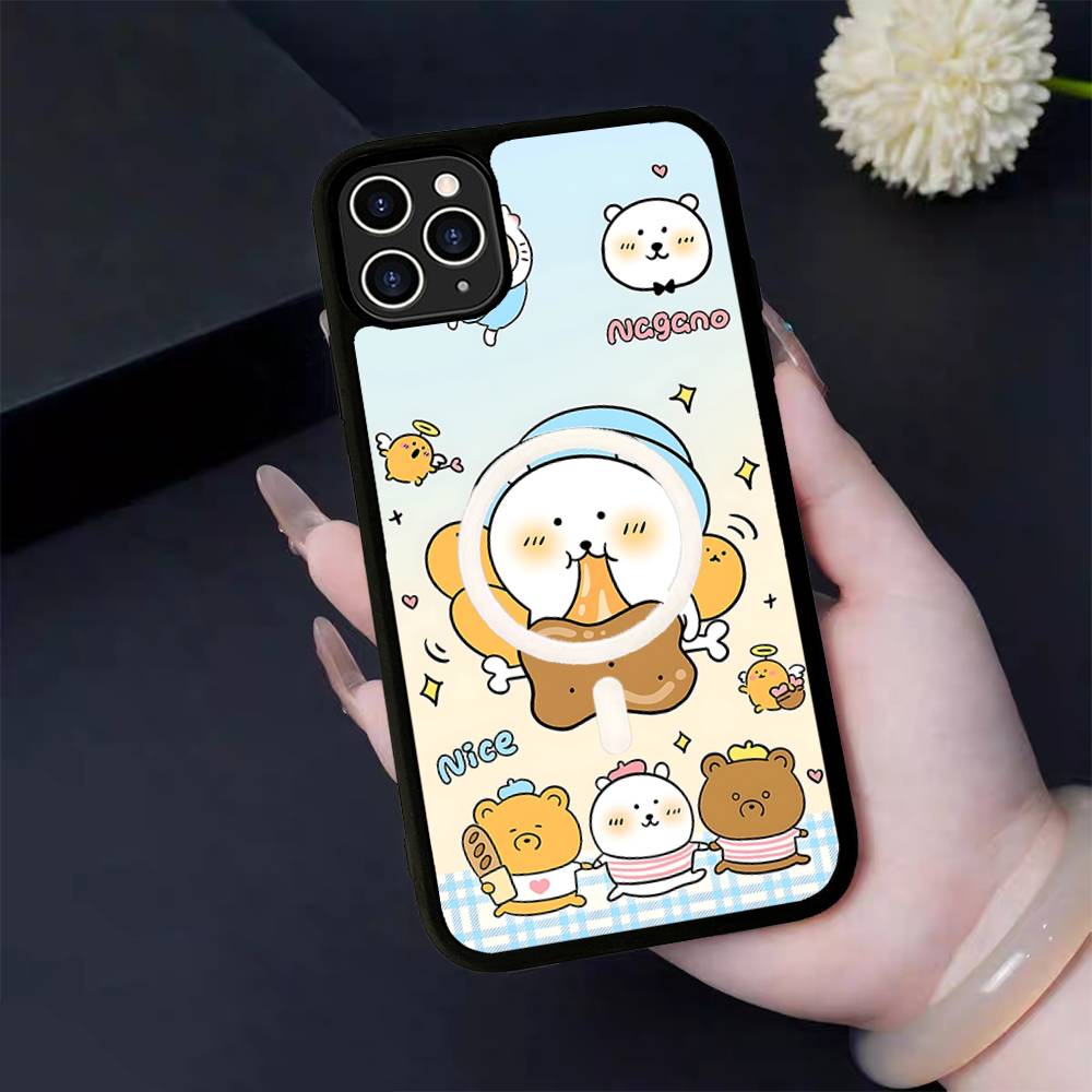 

Popular Cute J-Joke B-Bear Magnetic Wireless Phone Case For IPhone 17 16 15 14 Plus 13 12 11 Pro Max iPhone 12 pro