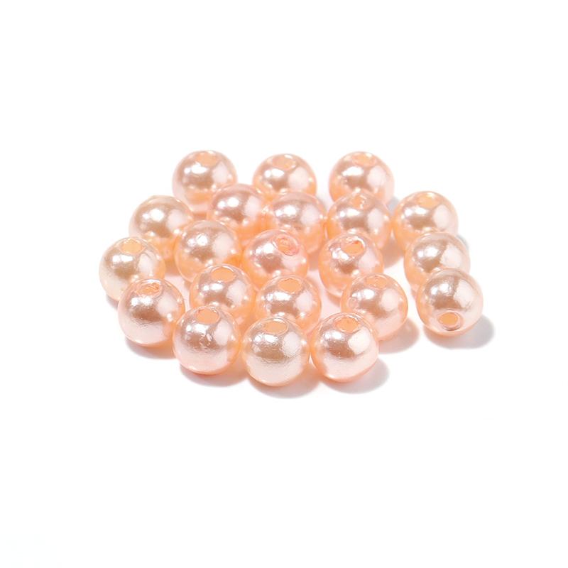 10-1000pcs ABS Imitation Pearl Beads Round Loose Spacer Beads For Jewelry Making Diy Necklace Bracelet Charm Jewelry Finding