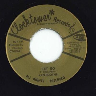 7inch Record KEN BOOTHE - Let Go / (Instrumental) CT628 Clocktower 1975 US Reggae, Ska & Dub