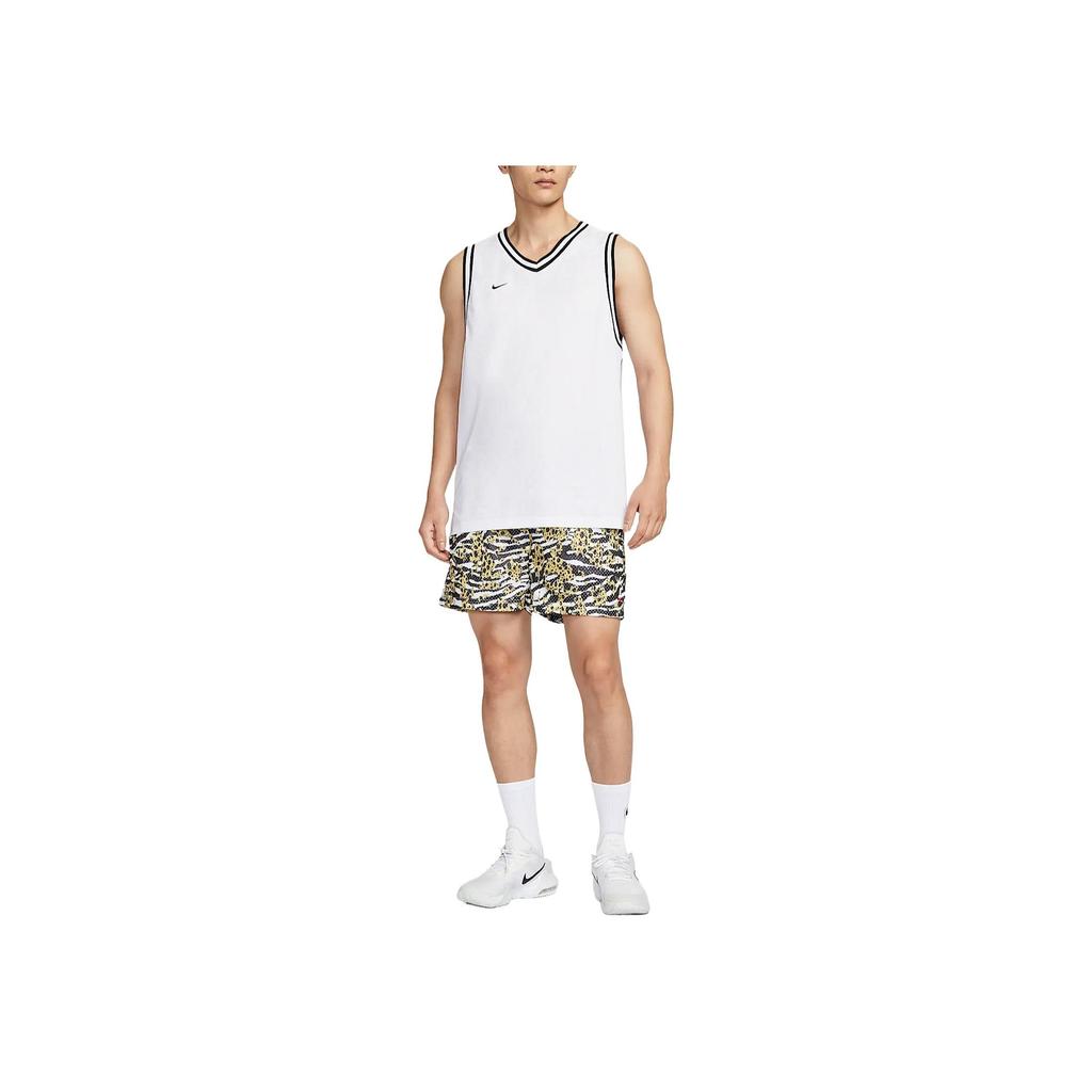 Nike Practice Mesh 13cm Basketball Shorts Men White HV6934-100