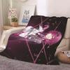 Anime Honkai Star Rail Kafka Flannel Blanket Cute Cartoon Printed Warm Soft Blankets Home Bedding Decor Winter Blankets