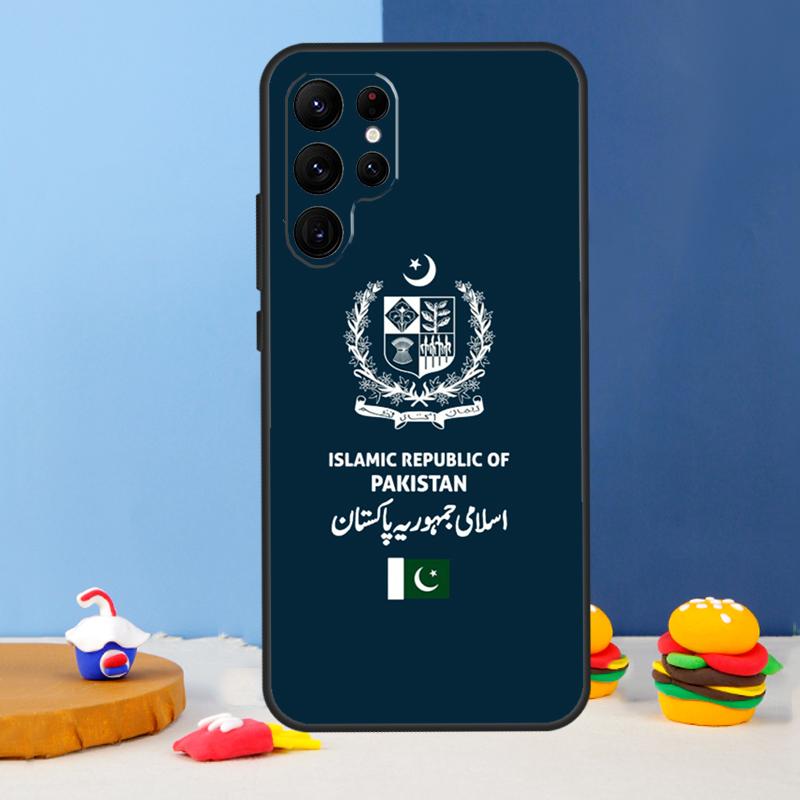 Pakistan Flag Phone Case For Samsung Galaxy S24 S25 Ultra S9 S10 S20 S22 S21 S23 Plus S24 FE Cover Coque