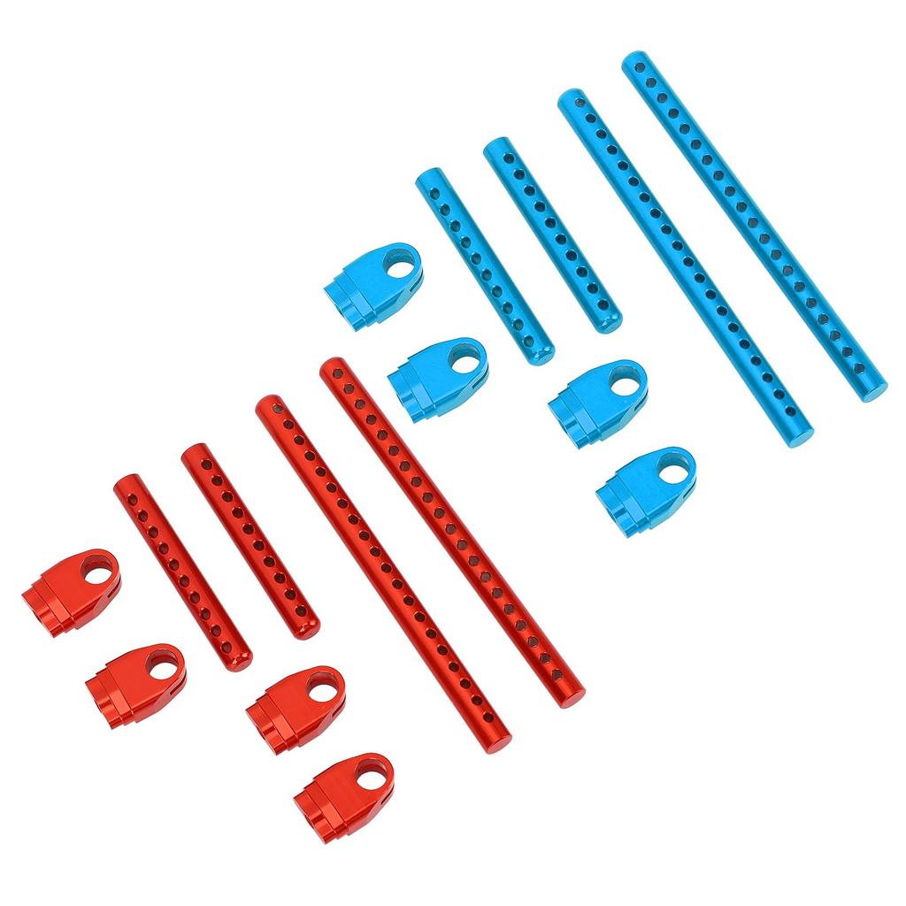 RC Car Shell Post Sturdy Shockproof Aluminum Alloy Car Shell Column with R Pins for 1:10 Road Racing