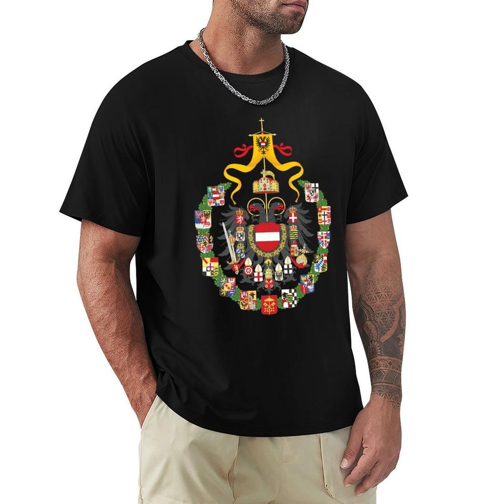 Hre House Of Habsburg Coat Of Arms Tshirt Retro Graphic Print Tshirt