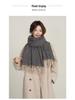 Elegant High-End Twill Scarf: Faux Cashmere Tassel Shawl for Women - Autumn/Winter Fashion Trend