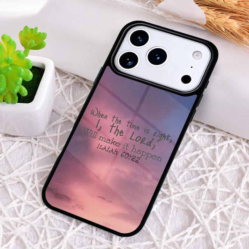 Jesus God Bible Quotes Phone Case for iPhone 17 Air 16 15 11 12 14 13 Pro Max Shockproof Cover