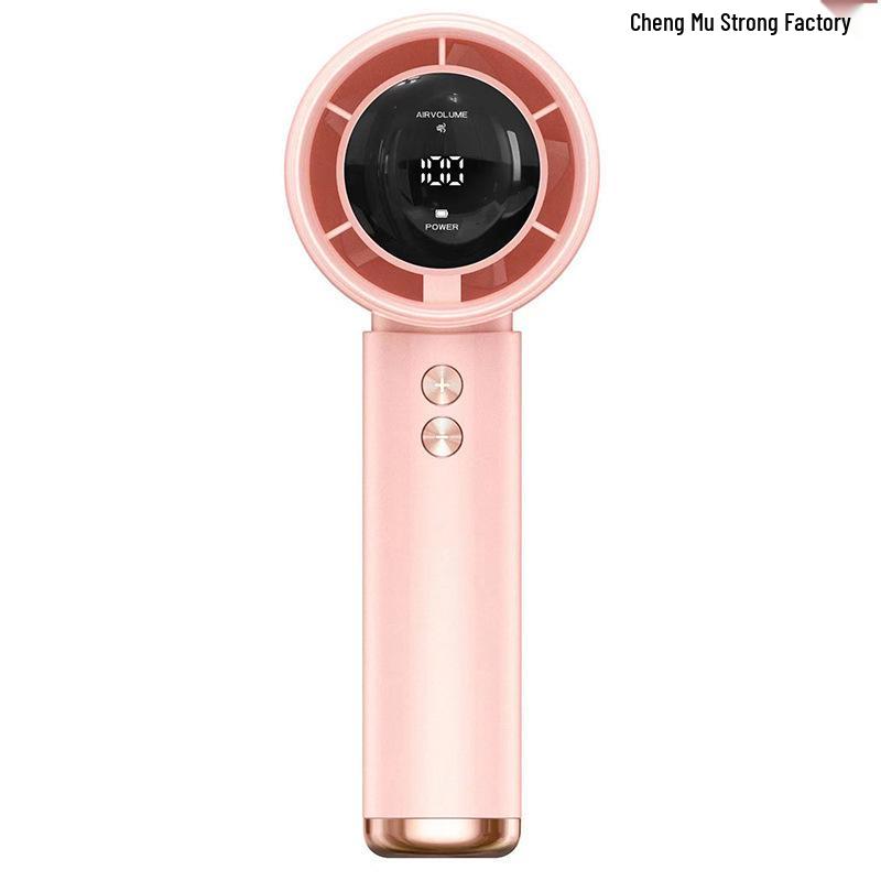 100-Speed Portable Rechargeable Mini USB Handheld Turbine Fan 158x59x62mm