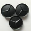 Bilklistremerke 2025 Varmt For Benz 64mm 4 stk ABS Bilfelgkapsler Hjulnavkapsel for Mercedes Benz W124 W205 W203 W204 W168 W176 CLA