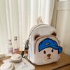 High-value cute cartoon bear backpack, kindergarten children's grade 3-5 students lightweight backpack
