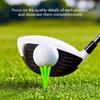 50Pcs Golf Tees Plastic Unbreakable 5 Prongs Head Tee With Stripe Markers 83Mm70Mm Long Ball Holder Low Friction Less Resistance