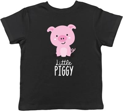 Little Piggy Pig Lover Funny Kids T-Shirt Boys Girls Gift