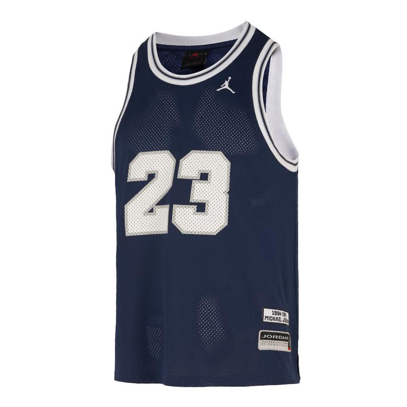 Jordan Michael  Comfortable Breathable Sports Sleeveless Vest Men tops Navy-Blue HF9376-410