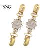Dress Decor Accessories 2Pcs Vintage Sweater Clips for Women Girls, Retro Faux Pearl And Rhinestones Cardigan Clips, Elegant Fashionable Collar