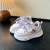 Spring Girls' Casual Sneakers and Children's Soft-soled Board Shoes
