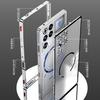Case For ZTE Nubia RedMagic 11 Pro and 11 Pro+ Thin Aluminum Alloy Metal Transparent Heat Dissipation Magnetic Back Case Cover